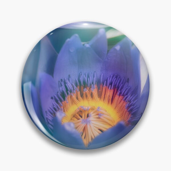 Item preview, Nenúfar morado: fotografía de naturaleza con flores de ensueño en primer plano designed and sold by RastislavS.