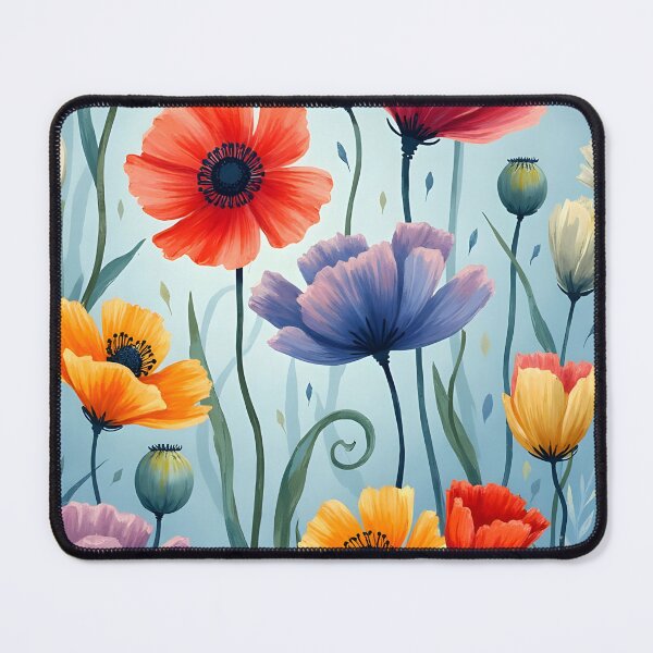 Item preview, Whimsical painting of poppies  designed and sold by Ponted.