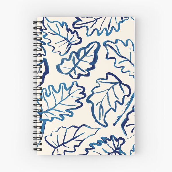Item preview, Philodendron leaves blue and white pattern designed and sold by SaryandSaff.