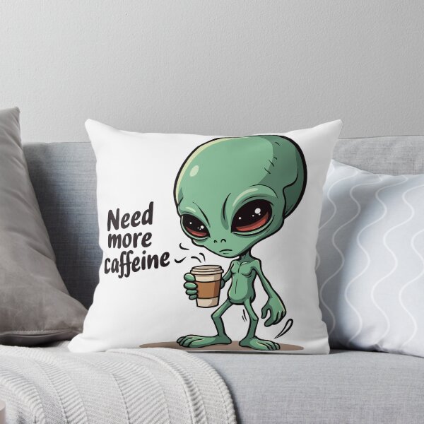 Item preview, Alien Coffee Lover – Need More Caffeine designed and sold by Hans-Design.