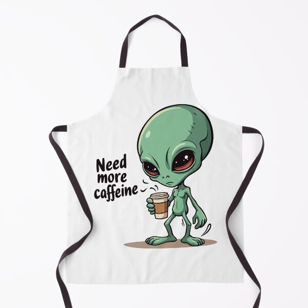 Item preview, Alien Coffee Lover – Need More Caffeine designed and sold by Hans-Design.