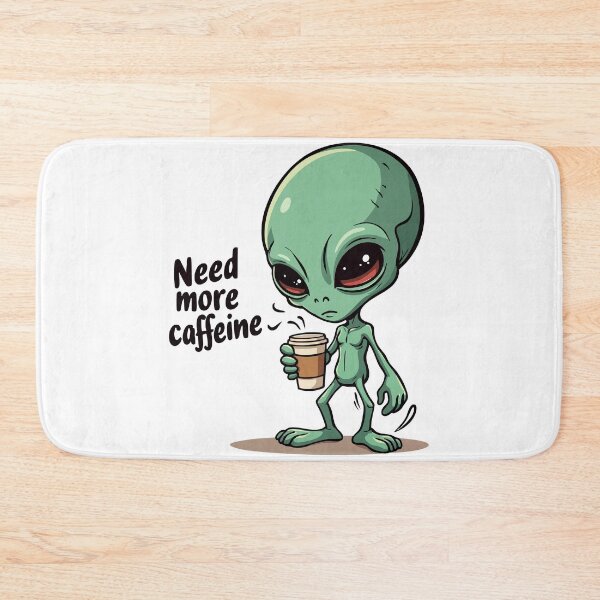 Item preview, Alien Coffee Lover – Need More Caffeine designed and sold by Hans-Design.
