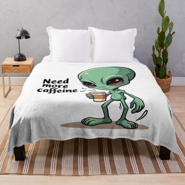 Item preview, Alien Coffee Lover – Need More Caffeine designed and sold by Hans-Design.