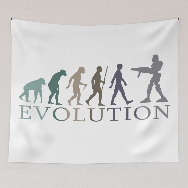 Item preview, Evolution Human, Stop AI, retro vintage style, popular designed and sold by hemp3x.