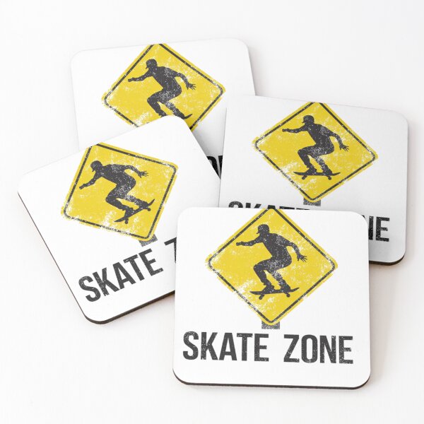 Item preview, Skate Zone Street Sign Yellow designed and sold by Oni-Pixels.