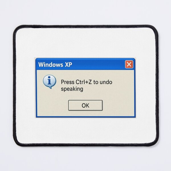 Item preview, Undo speaking ctrl windows geek retro nerd funny birthday happy designed and sold by CheeseBlueprint.