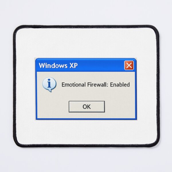 Item preview, Emotional firewall windows geek retro nerd funny birthday happy designed and sold by CheeseBlueprint.