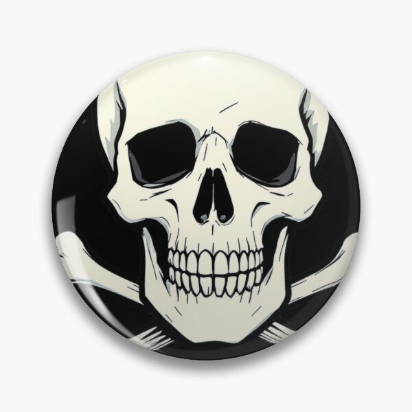 Item preview, Skull and Crossbones Halloween – Gothic Pirate Skull designed and sold by WojcikDesigners.