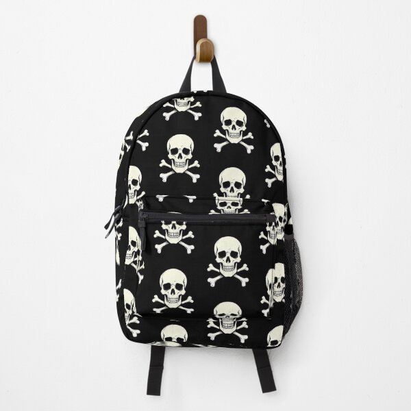 Item preview, Skull and Crossbones Halloween – Gothic Pirate Skull designed and sold by WojcikDesigners.