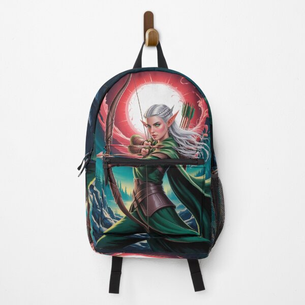 Item preview, The Red Moon Elf – Guardian of the Eternal Forests designed and sold by FusiTink.