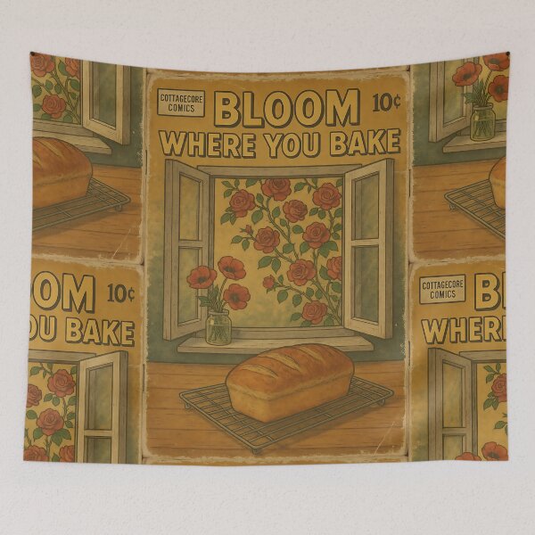 Item preview, Floral Cottagecore Aesthetic: Bloom where you bake designed and sold by bapupa.