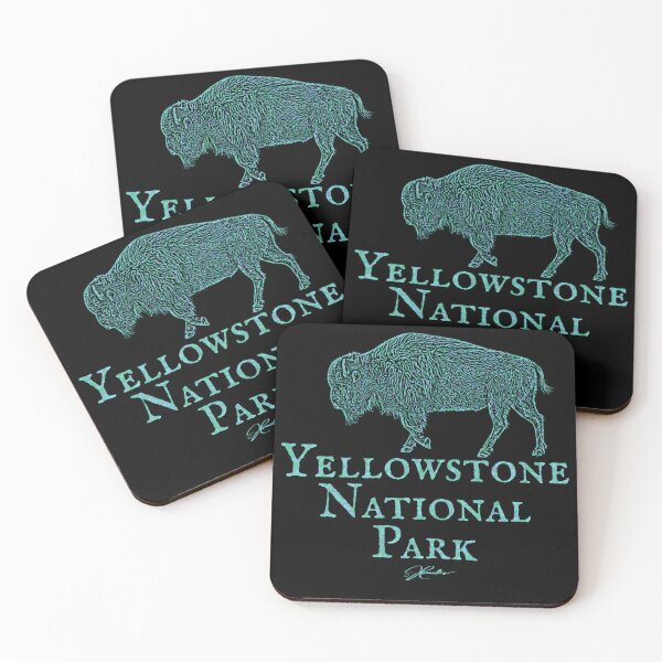 Item preview, JCombs Yellowstone National Park Walking Bison designed and sold by vetonisodap.