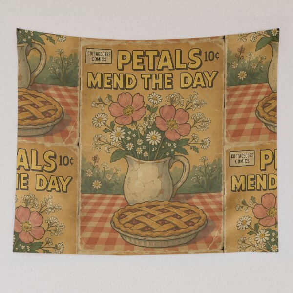 Item preview, Floral Cottagecore Aesthetic: Petals mend the day designed and sold by bapupa.
