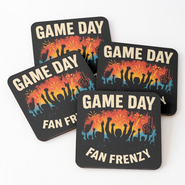 Item preview, Game Day Fan Frenzy – Stadium Crowd & Fireworks Design designed and sold by WhisperFrame.