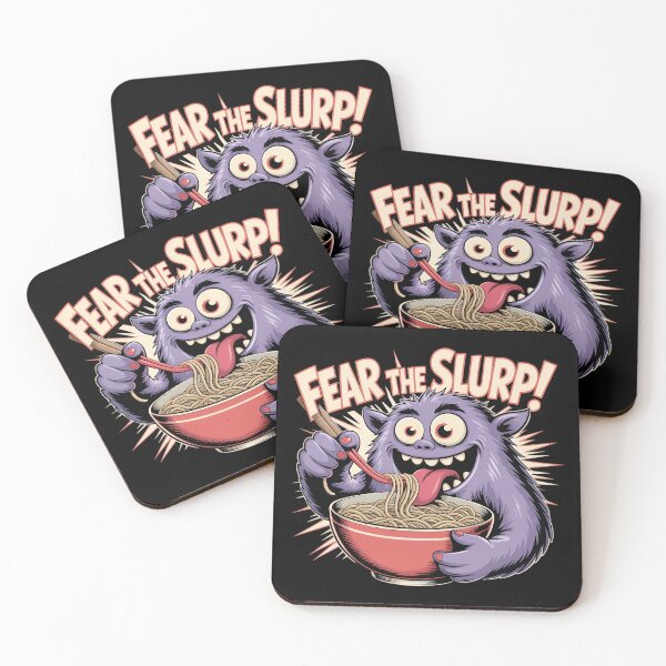Item preview, Fear the Slurp Funny Kaiju Ramen designed and sold by Blok45.