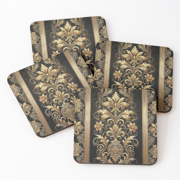 Item preview, Antique Golden Ornament – Mystical Baroque Design designed and sold by Unikat.SE.