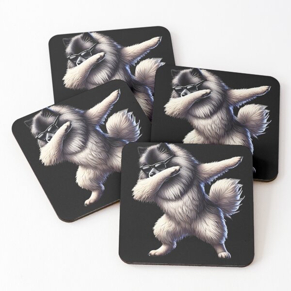 Item preview, Dabbing Keeshond Dog Lover designed and sold by Kimberley King Art  King Art.