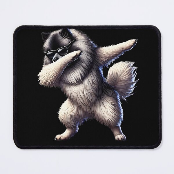 Item preview, Dabbing Keeshond Dog Lover designed and sold by Kimberley King Art King Art.