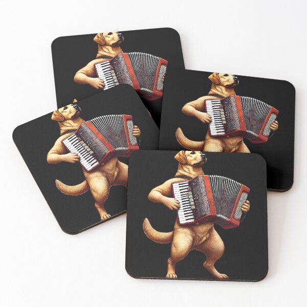 Item preview, Labrador Retriever Playing Accordion Player Dog Lover designed and sold by Kimberley King Art  King Art.