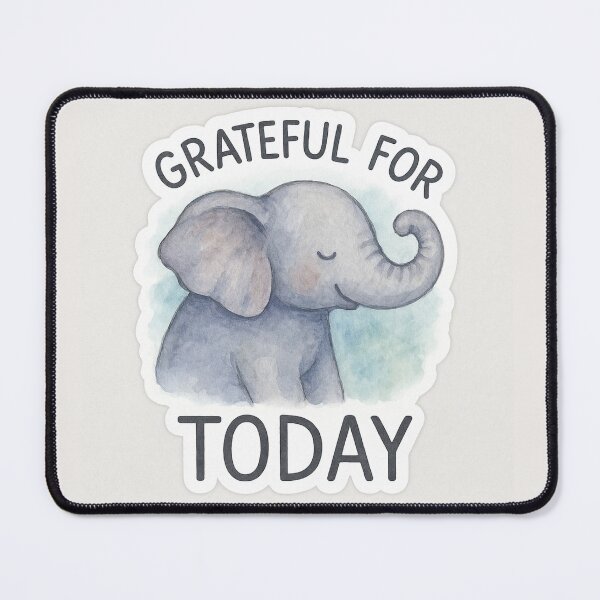 Item preview, Grateful elephant designed and sold by Krachtvanjehart.