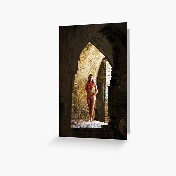 Alone in the ruins Greeting Card
