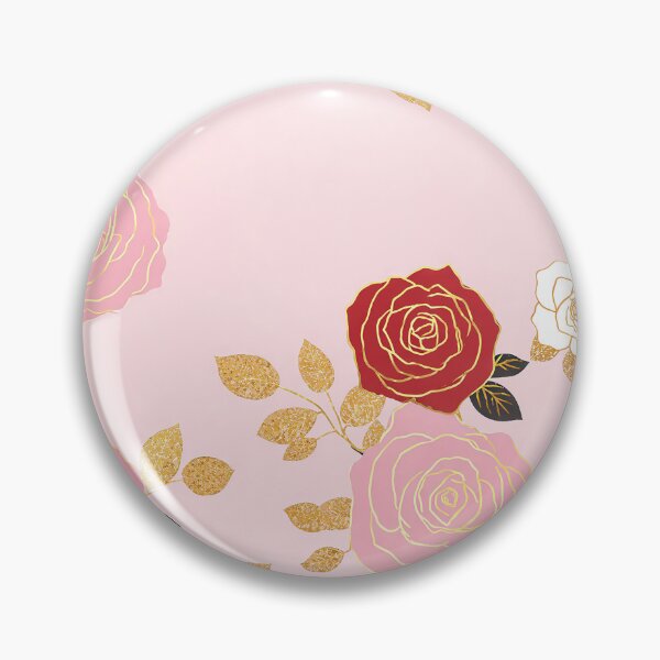 Item preview,  Pink and Gold Roses designed and sold by Lizetteh.