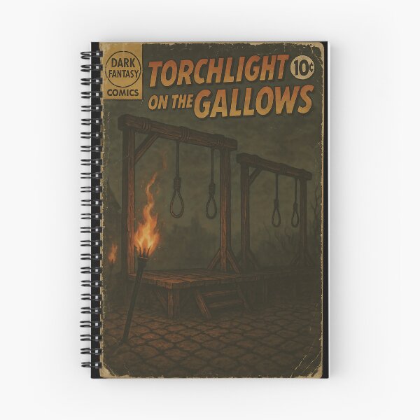 Item preview, Medieval Dark Fantasy: Torchlight on the gallows designed and sold by bapupa.