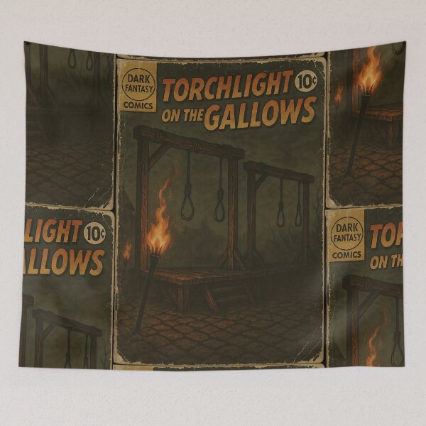 Item preview, Medieval Dark Fantasy: Torchlight on the gallows designed and sold by bapupa.