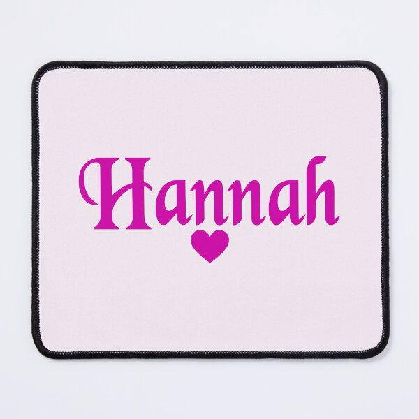 Item preview, Hannah Name Pink designed and sold by Jeallan Designs.