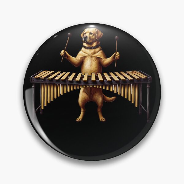 Item preview, Labrador Retriever Playing Marimba Player Dog Lover designed and sold by Kimberley King Art  King Art.