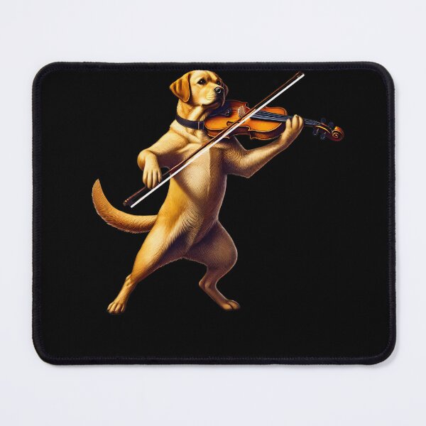 Item preview, Labrador Retriever Playing Violin Player Dog Lover designed and sold by Kimberley King Art  King Art.