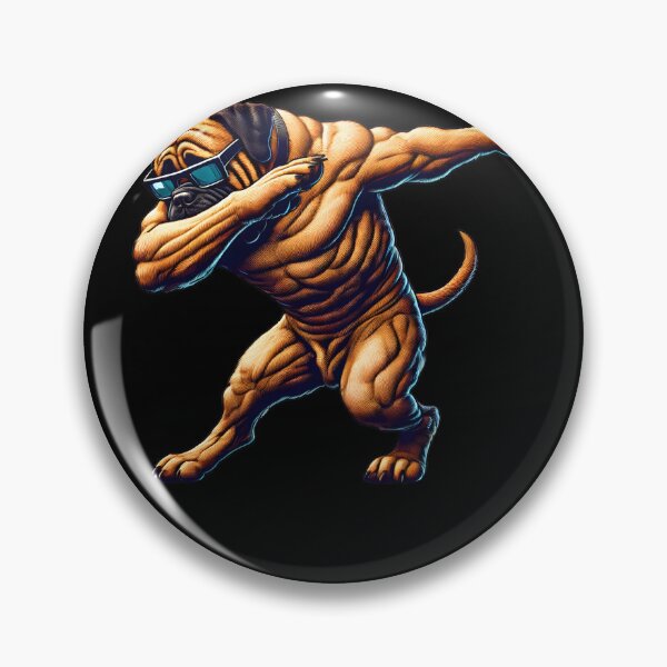 Item preview, Dabbing Mastiff Dog Lover designed and sold by Kimberley King Art  King Art.