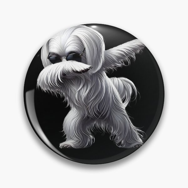 Item preview, Dabbing Maltese Dog Lover designed and sold by Kimberley King Art  King Art.