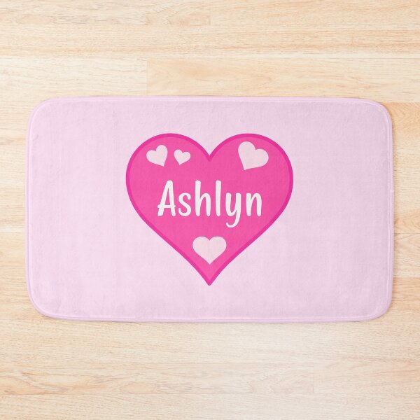 Item preview, Ashlyn Name Pink Heart  designed and sold by Jeallan Designs.