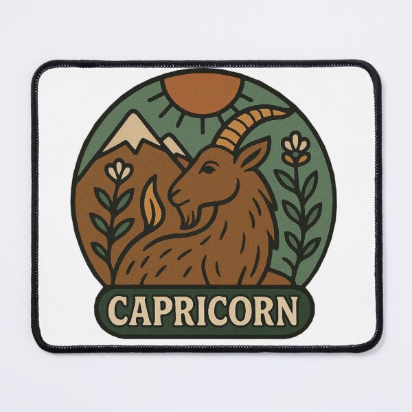 Item preview, Capricorn Strength (Circular) designed and sold by SebbanArts.