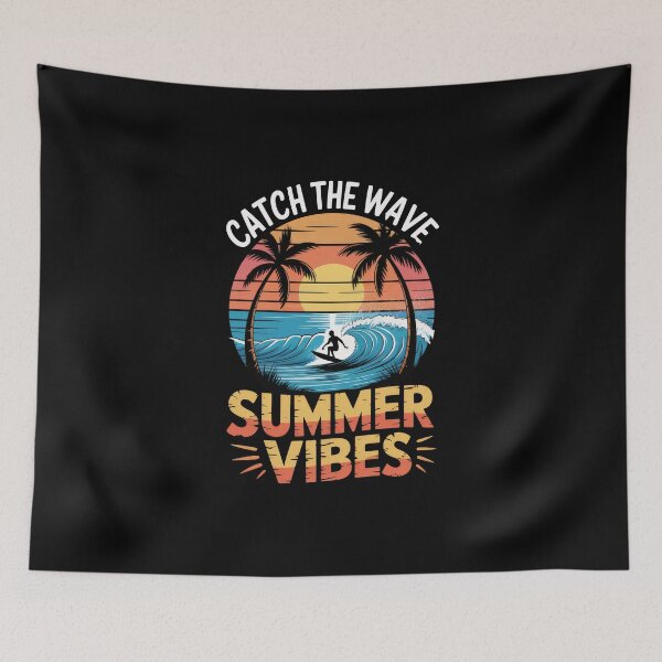 Item preview, Catch the Wave: Summer Vibes designed and sold by Enea Kelo.