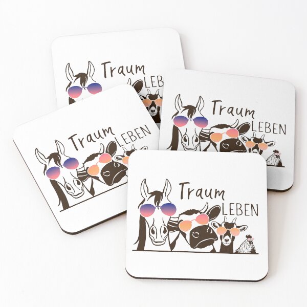 Artikelvorschau, Traumleben - Lustige Bauernhof Tiere entworfen und verkauft von Textgewitter.
