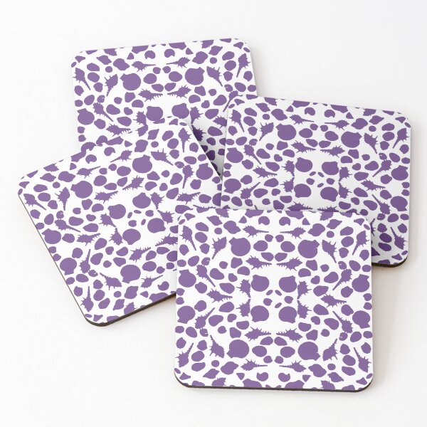 Item preview, Violet sea shell pattern designed and sold by mariya-ivanova.