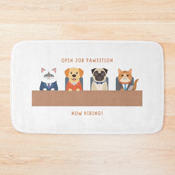Item preview, Open Job Pawsition – Funny Office Pets Design designed and sold by AlphaPet.