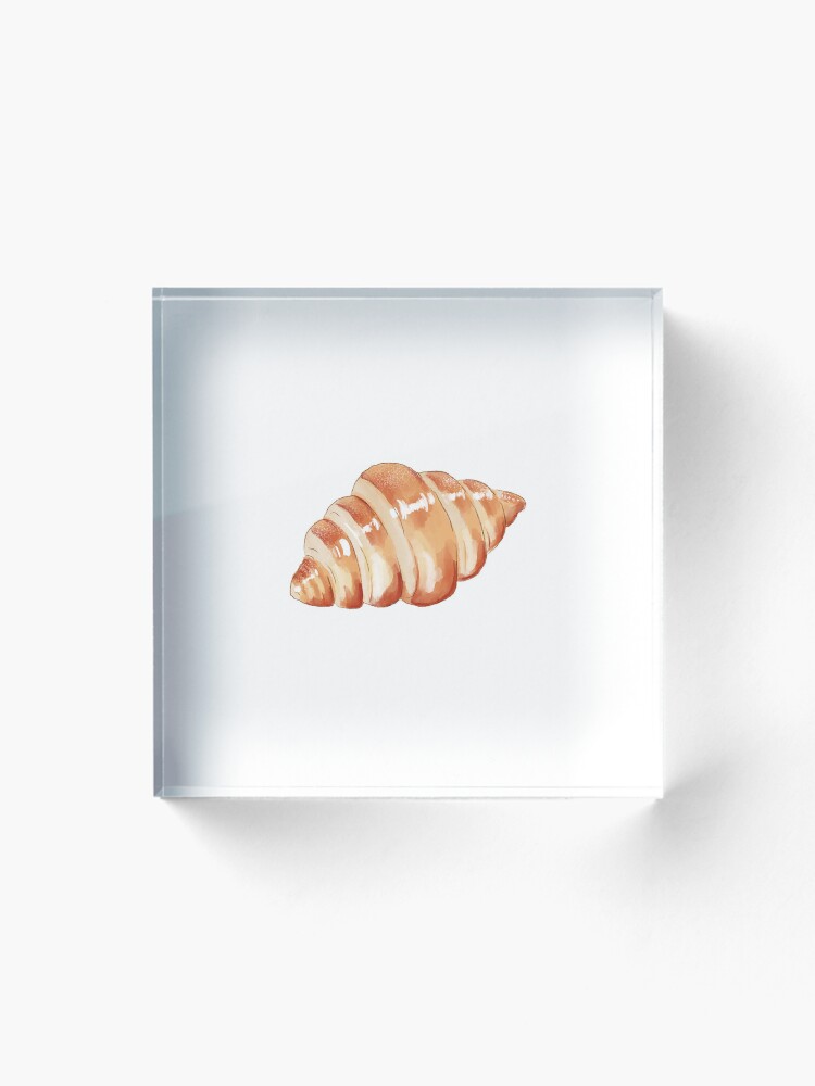 Thumbnail 1 von 5, Acrylblock, Croissant-Design designt und verkauft von Yooashop.