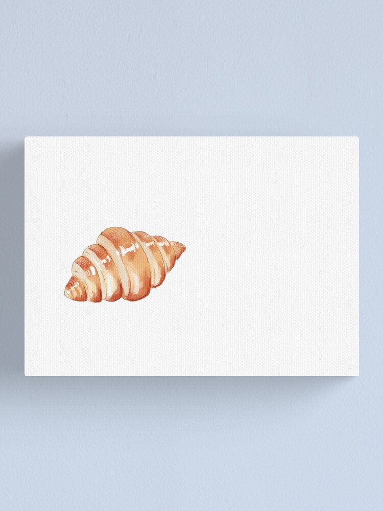 Thumbnail 1 von 3, Leinwanddruck, Croissant-Design designt und verkauft von Yooashop.