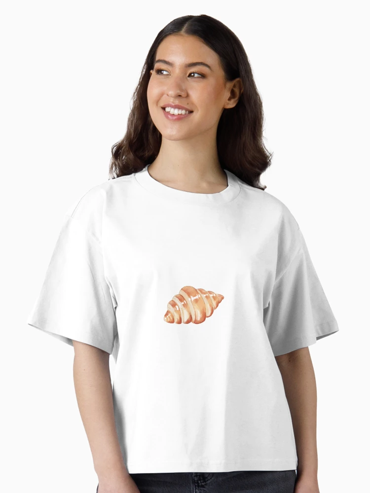Thumbnail 2 of 4, Boxy T-Shirt, Croissant design designed and sold by Yooashop.