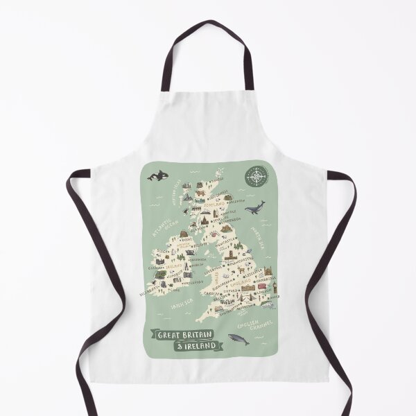 Item preview, Map of Great Britain and Ireland designed and sold by Those Pencil Shavings.