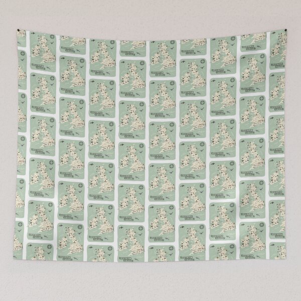 Item preview, Map of Great Britain and Ireland designed and sold by Those Pencil Shavings.