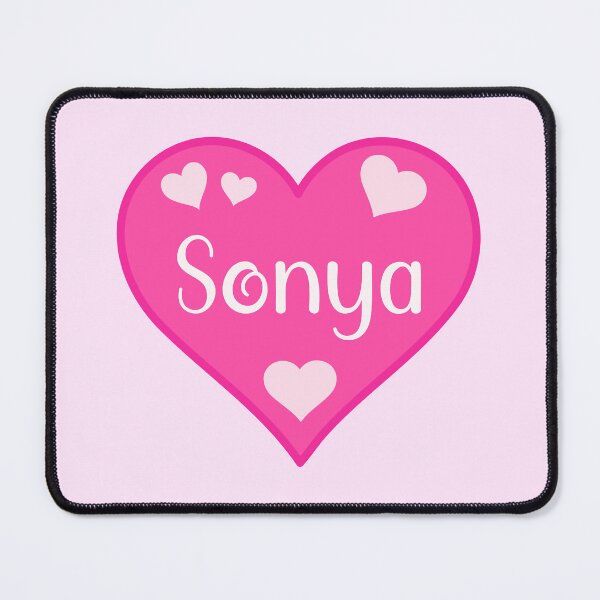 Item preview, Sonya Name Pink Heart  designed and sold by Jeallan Designs.