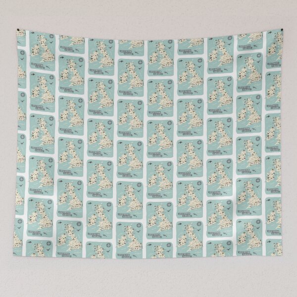 Item preview, Map of Great Britain and Ireland designed and sold by Those Pencil Shavings.
