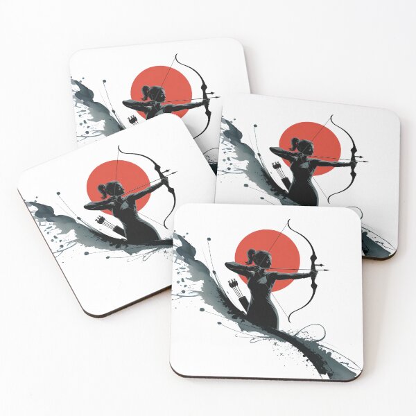 Item preview, Shadows and Arrows – The Art of the Warrior Silhouette designed and sold by FusiTink.