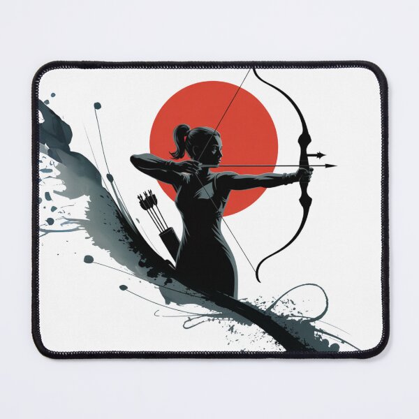 Item preview, Shadows and Arrows – The Art of the Warrior Silhouette designed and sold by FusiTink.