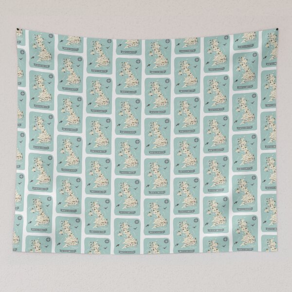 Item preview, Map of United Kingdom designed and sold by Those Pencil Shavings.