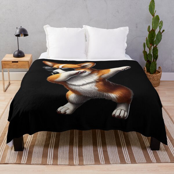 Artikelvorschau, Dabbing Pembroke Welsh Corgi Hundeliebhaber entworfen und verkauft von Kimberley King Art  King Art.